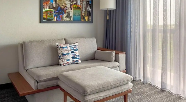 Двухместный полулюкс c 1 комнатой Courtyard by Marriott New Orleans Metairie
