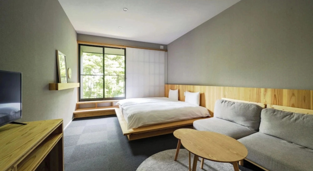 Четырёхместный номер Standard Beppu Hotel Negura