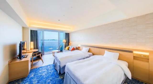 Двухместный номер Aqua Square с видом на океан Atami Korakuen Hotel