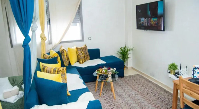 Studio Cozy Parc Mohammedia, Rezervasyon Otel Doukkala-Abda otoparklı oteller, Otopark