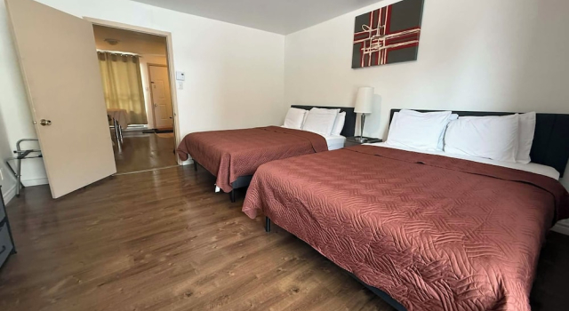 Четырёхместный номер Classic с видом на реку Motel Deblois