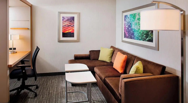 Шестиместный люкс SpringHill Suites by Marriott Carle Place Garden City