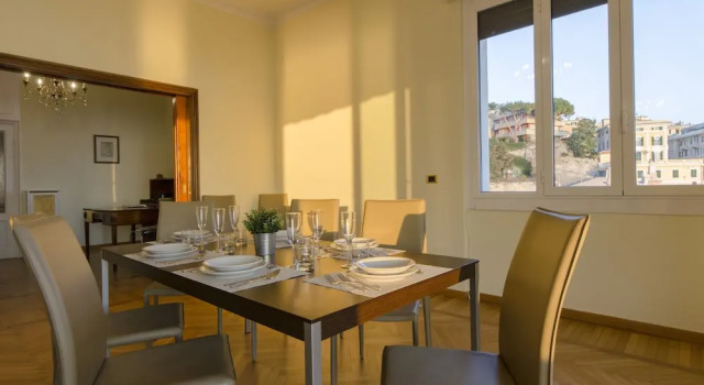 Апартаменты с 4 комнатами с балконом и с видом на море JOIVY Fronte del Mar Seaview Apartment Casaregis