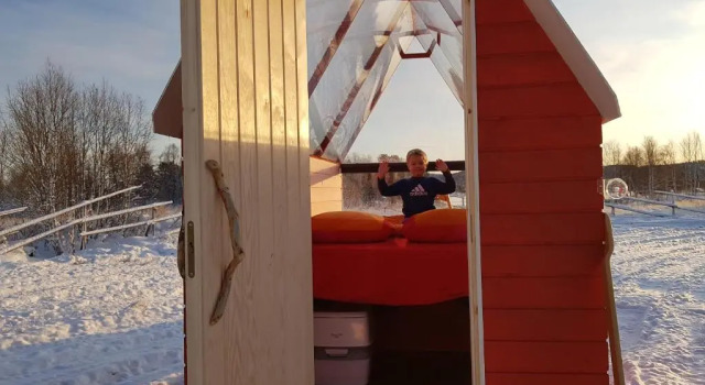 Номер Standard Lake Inari Mobile Cabins
