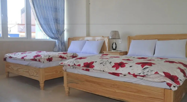 Двухместный номер Deluxe c 1 комнатой с видом на город Hoang Nguyen Hotel