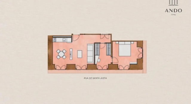 Апартаменты Deluxe Ando Living - Santa Justa 79 House