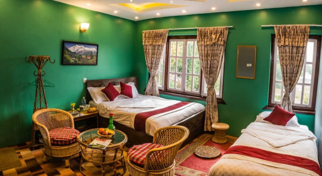 Двухместный номер Standard с видом на горы Homestay Nepal