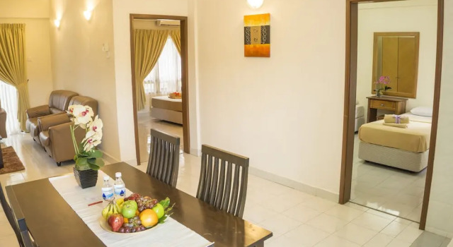 Апартаменты с 2 комнатами Kijal Permai Apartment