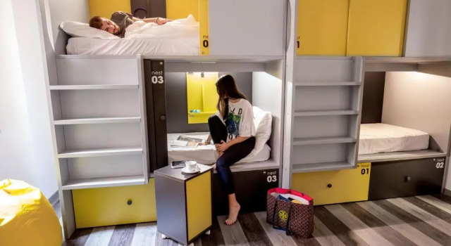 Четырёхместный номер Comfort Free Hostels Roma