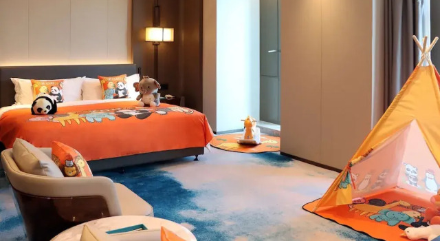 Двухместный номер Animal Kingdom Themed Family Wyndham Grand Zaozhuang