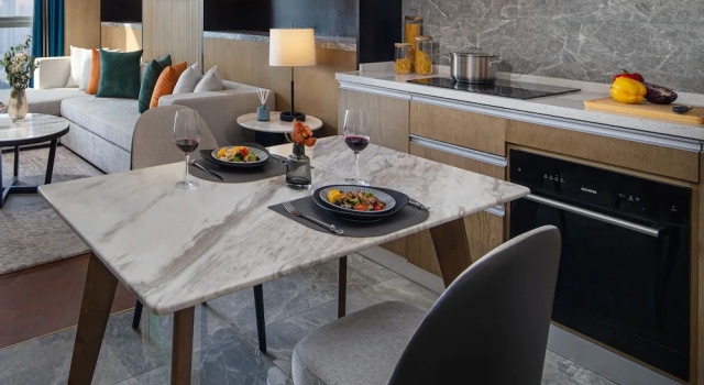 Двухместные апартаменты Deluxe c 1 комнатой Ascott New District Wuxi
