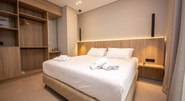 Двухместный номер Deluxe with side sea view Hotel Portanova