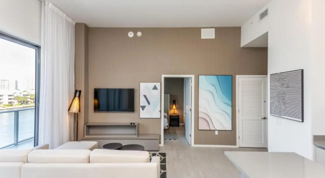 Апартаменты c 1 комнатой Amazing Apartments at H Beach House