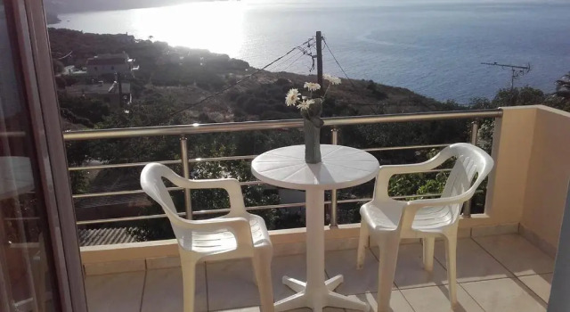 Двухместный номер Standard с балконом и с видом на море Olympic View Guesthouse
