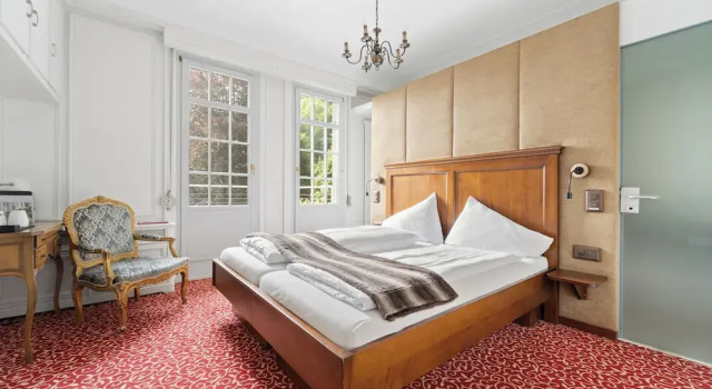 Двухместный номер Standard с балконом Hotel Schloss Ragaz
