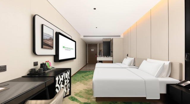 Двухместный номер Deluxe 上海浦东温德姆花园酒店 Wyndham Garden Shanghai Pudong