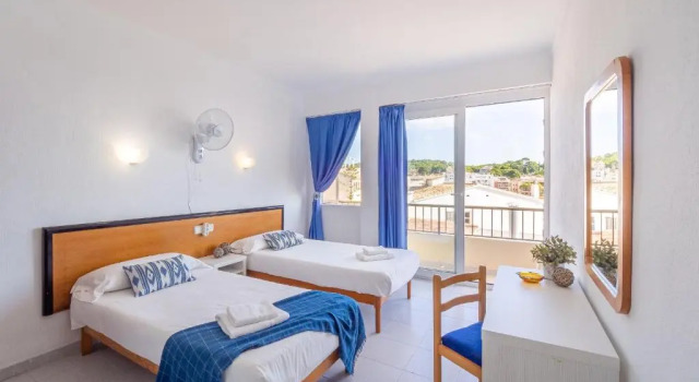 Standard dublă cameră cu vedere parțială la mare Hostal Port Corona