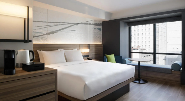 Двухместный номер Ambitious Отель Courtyard Osaka Honmachi by Marriott