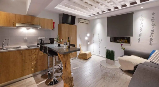 Люкс с видом на город Lindos Citrin Studios