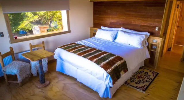 Standardní Dvoulůžkový s manželskou postelí pokoj a výhledem do zahrady Hostal Casa Bosque