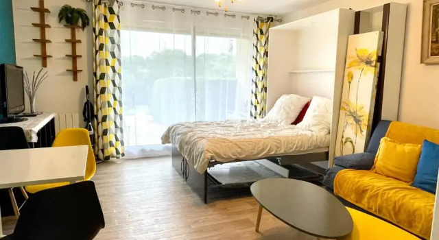 Studio cozy, vue sur le golf Houlgate, Забронировать Апартаменты/квартира Апартаменты Кота Флёри, Апартаменты/квартира