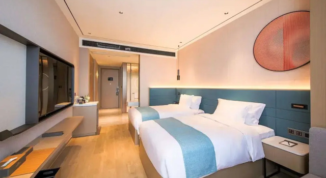 Superior Kahden hengen huone kaupunkinäköala Howard Johnson By Wyndham Longxiang Hotel Ningbo