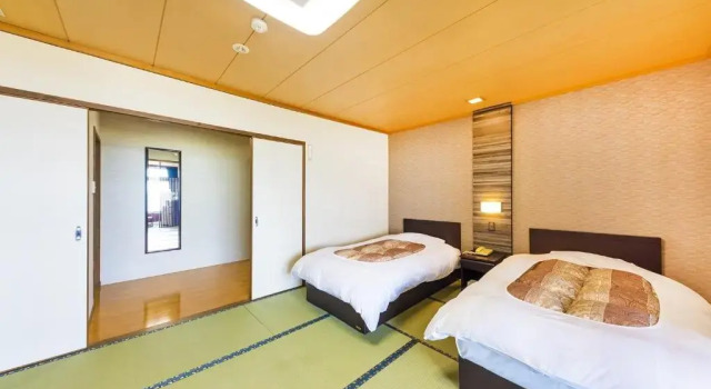 Двухместный номер Japanese-Style с видом на море Umino Hotel Hajime