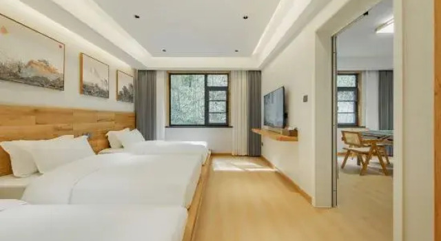 Люкс Shiling Mountain Villa Anji Infinity Pool Canyon Mountain Spring Homestay
