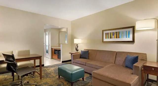 Четырёхместный люкс с 2 комнатами с видом на горы Embassy Suites by Hilton Denver Downtown Convention Center