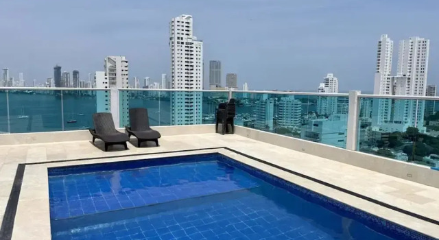 Апартаменты w Lovely 2BR w AC in Sunny Cartagena