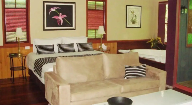 Номер Standard с балконом Amore On Buderim Rainforest Cabins