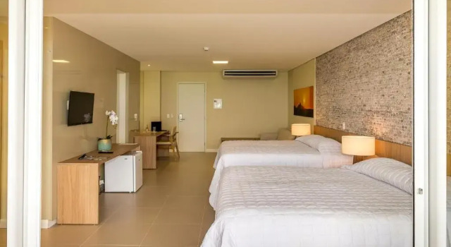 Семейный номер Standard с видом на море Hotel Senac Barreira Roxa