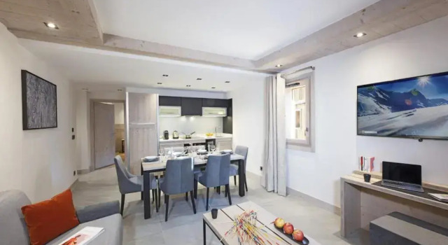 Апартаменты Comfort с 3 комнатами с балконом MGM Hôtels & Résidences – Résidence Chalets de Joy