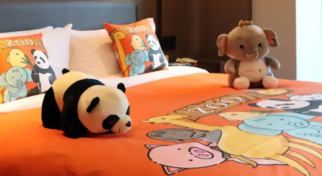 Двухместный номер Animal Kingdom Themed Family Wyndham Grand Zaozhuang