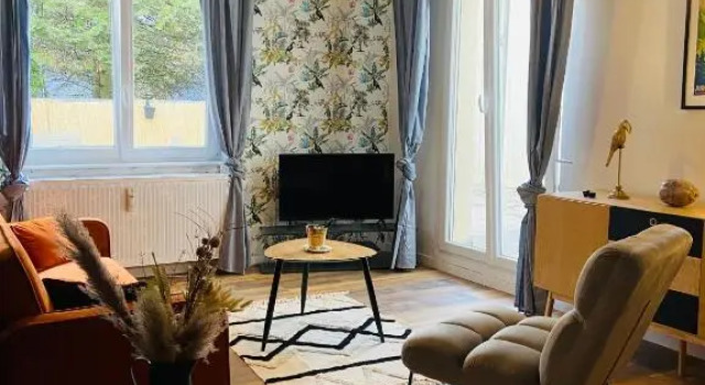 Appartement 2 chambres avec terrasse vue sur jardin arboré, Prenota Appartamento Pontarlier Doubs
