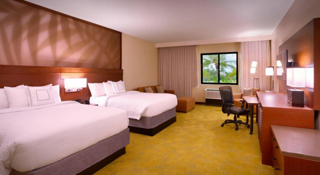 Четырёхместный номер Standard Courtyard by Marriott Oahu North Shore - No Resort Fee