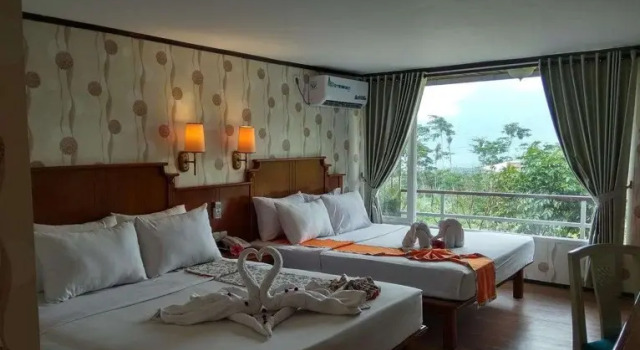 Deluxe room with mountain view Royal Hotel and Outbound Trawas