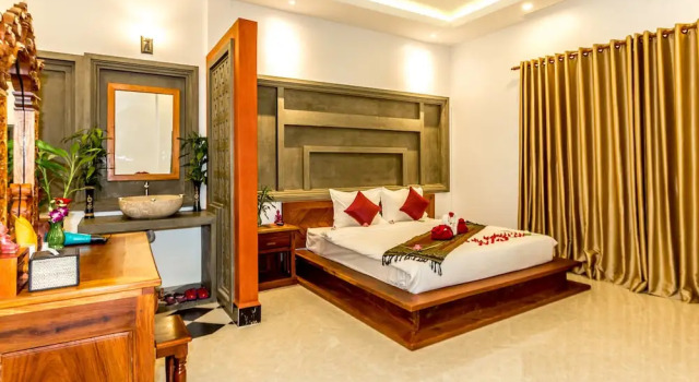 Двухместный номер Deluxe с балконом Отель Ambient Angkor