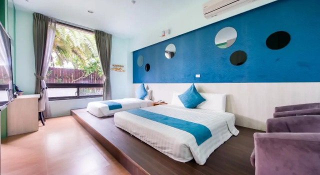 Трёхместный номер Standard с видом на сад Oceanic Pearl Resort