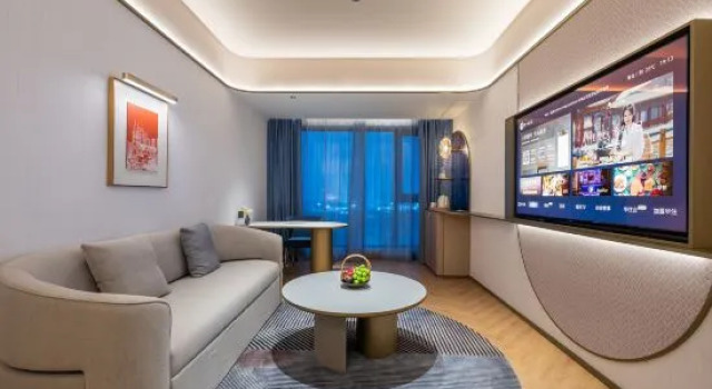 Люкс с видом на море Manxin Qingdao Golden Beach Beer City Seaview Hotel