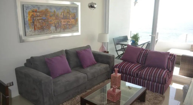 Costa Puyai - Exclusivo Departamento en primera línea- Playa Punta Puyai, Foglalás Szálloda Szállodák Papudo parkolóval, Parkolás