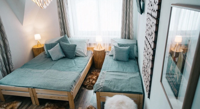 Трёхместный номер Standard с балконом Villa Bańska w pobliżu Gorącego Potoku i Term, rabaty na kąpieliska