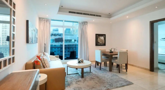 HiGuests - Spacious 1BR in Dubai Marina With Amazing Views, Забронировать Апартаменты/квартира Апартаменты Эмирата Дубая, рядом с Dubai Marina Yacht Club, Апартаменты/квартира