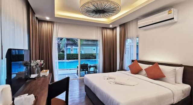 Вилла Deluxe с красивым видом из окна Keang Kluen Talay Resort