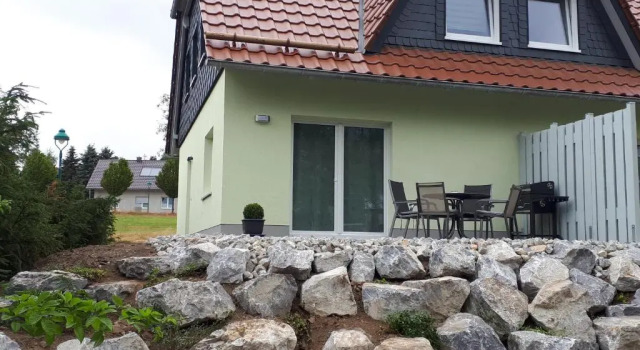 Коттедж Behagliches Ferienhaus Zaunkönig -mit Kamin und Sauna- Blick über das romantische Bodetal