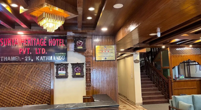 Surya Heritage Hotel, Забронировать Отель Отели Катманду с завтраком, рядом с Garden of Dreams, Завтраки
