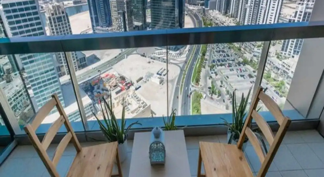 Студия Deluxe с балконом Nasma Holiday Homes Boulevard Walk