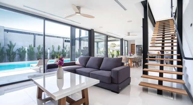 Вилла Luxury Trendy Modern Pool Villa Sunset Garden 4