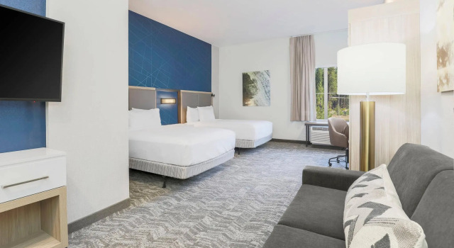 Четырёхместный люкс SpringHill Suites by Marriott Truckee Lake Tahoe