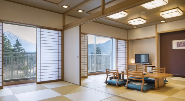 Номер Japanese-Style Large with Mt. Fuji View Fuji View Hotel